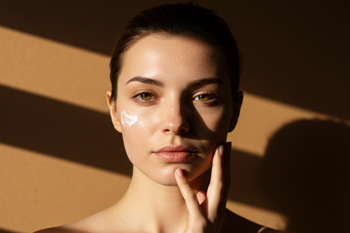 sun block cream for face.