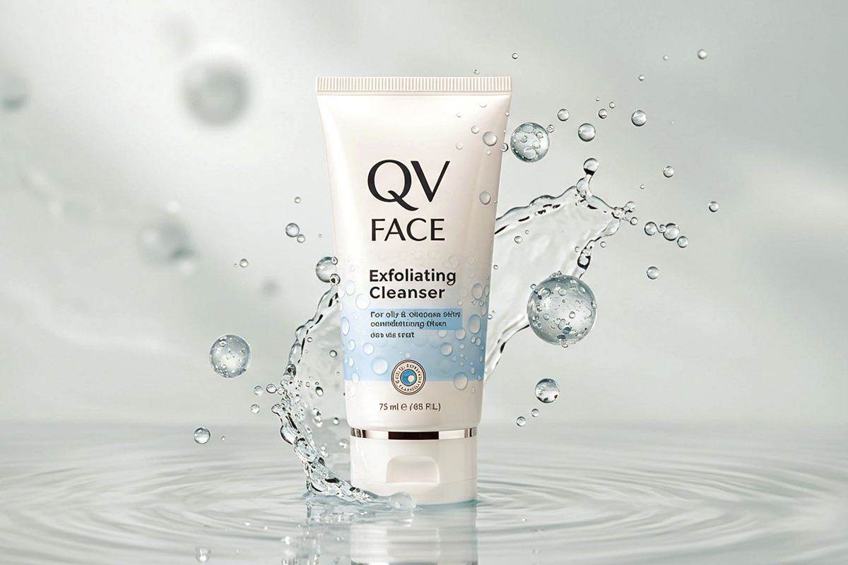 Qv Face Exfoliating Cleanser For Oily And Combination Skin 75 Gm