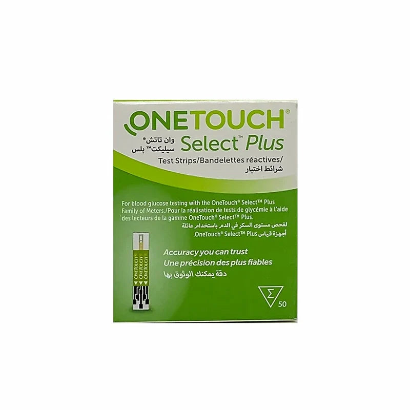 One Touch Select Plus Test Strips 50'S – Cosmolife