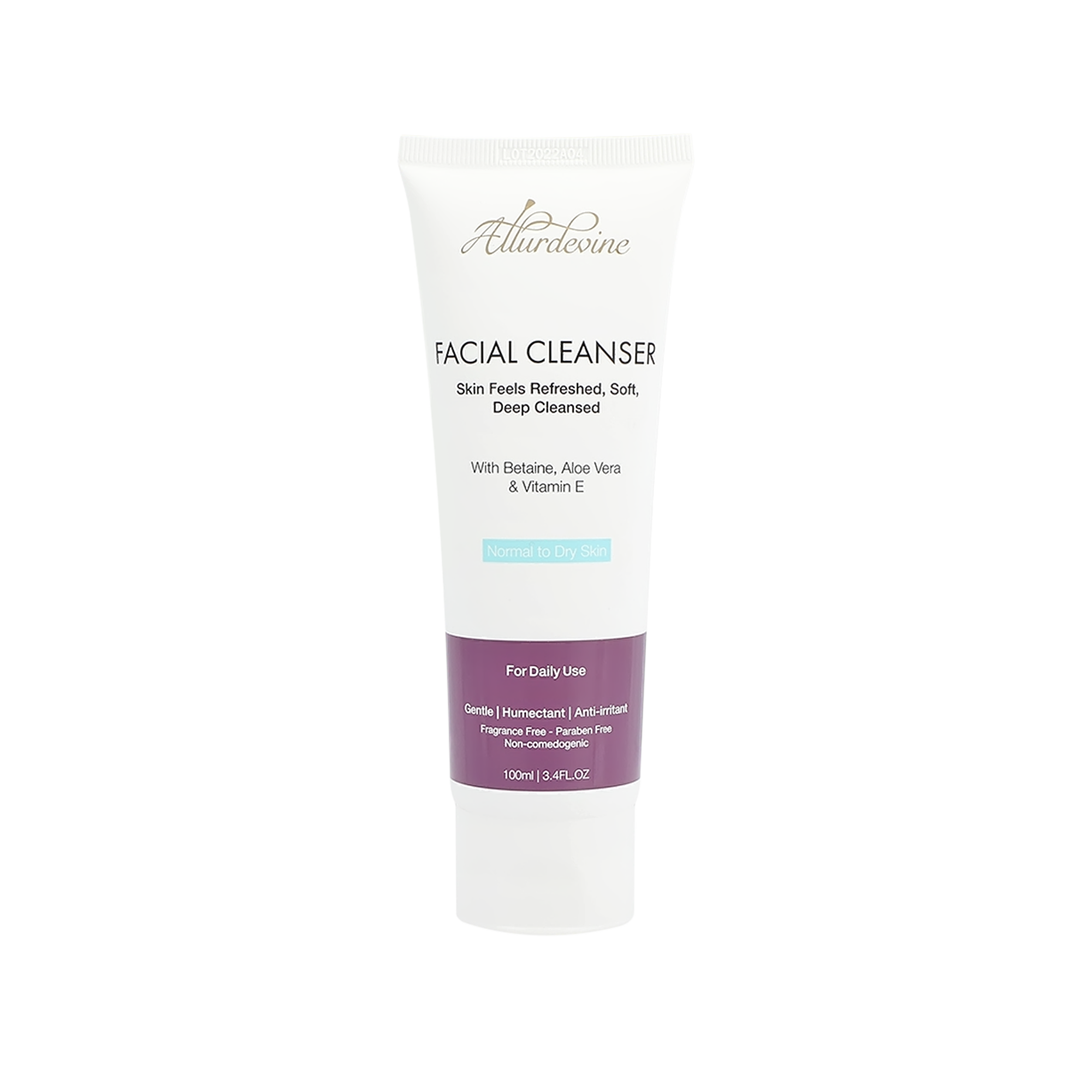 Allurdevine Facial Cleanser For Normal To Dry Skin 100ml
