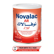 Novalac AR Anti-Regurgitation Infant Milk Formula, 0-12 Months, 400g