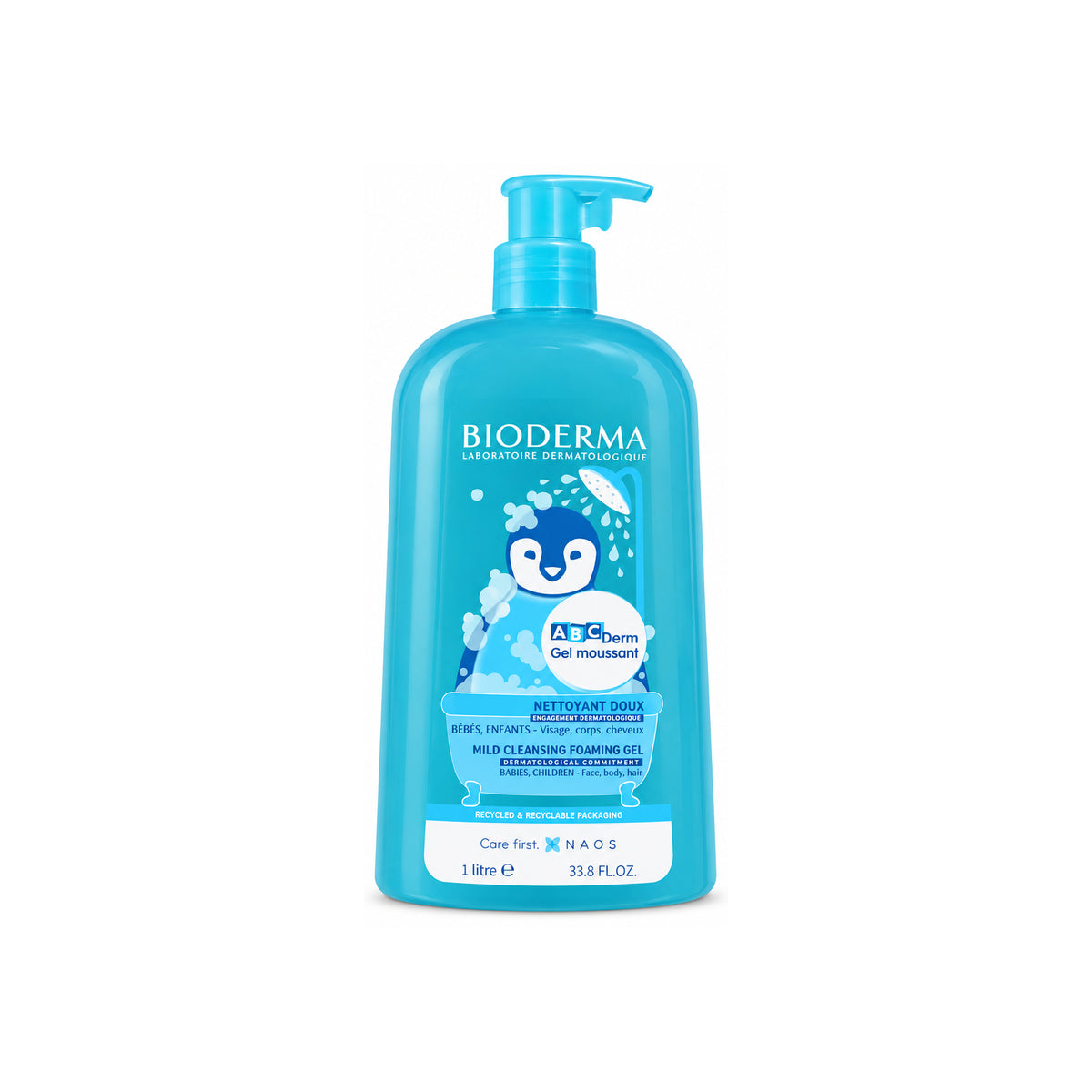 Bioderma ABC Derm Foaming Gel 1 Litre 216838 skin cleanser