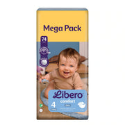 Libero Comfort No.4 (7-14Kg) 74Pcs