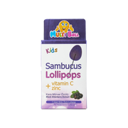 Multiball Sambucus Zinc + C Lollipops 7 Pcs Black Elderberry Flavored
