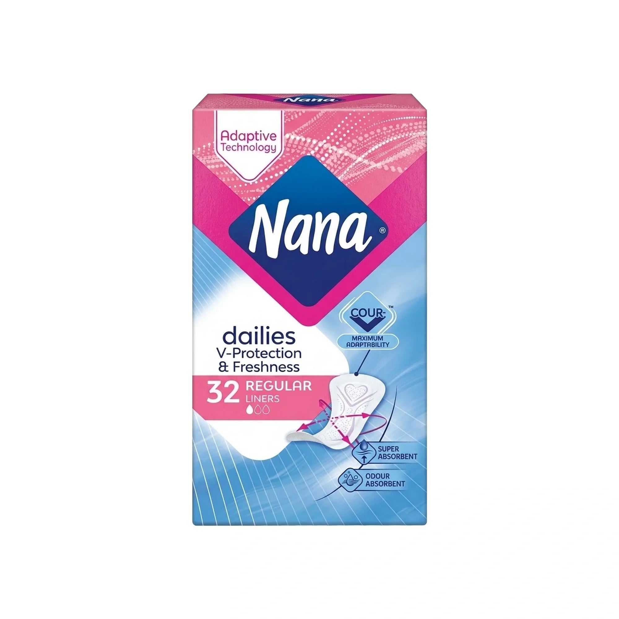 Nana Dailies Fresh Liners Regular 32 Pcs