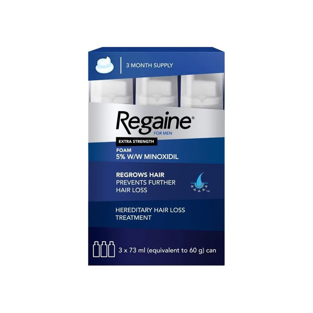Regaine 5% Foam For Men Triple Pack