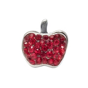 Lustrous Real Silver Red Apple (8Mm) 103