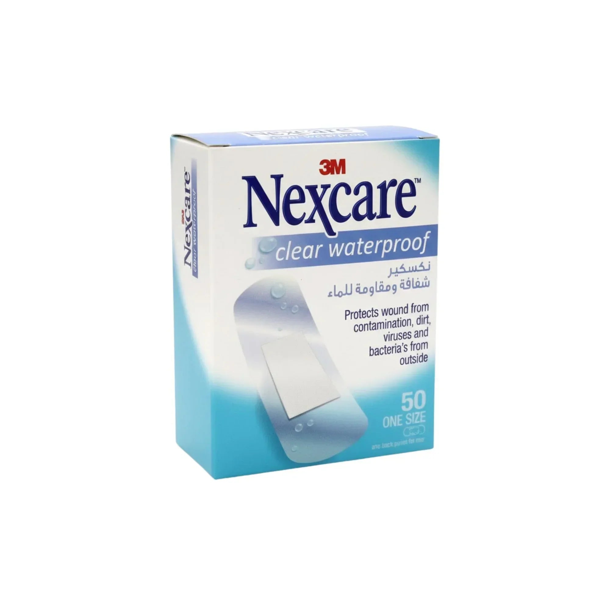 3M Nexcare Clear Water Proof Bandage  50's CWP 50