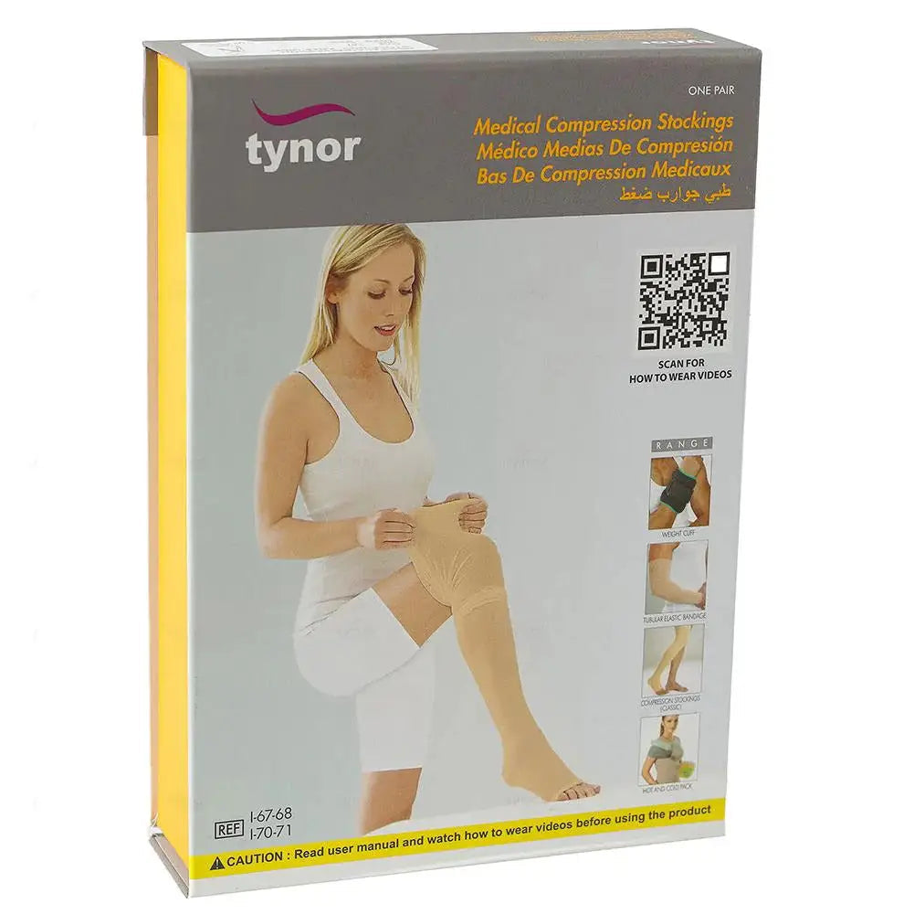 Tynor Medical Compression Knee High Class 2  I 67XL