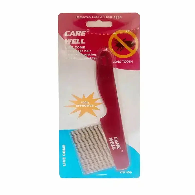 Care Well Lice Comb with Long Tooth 1 Pc CW308