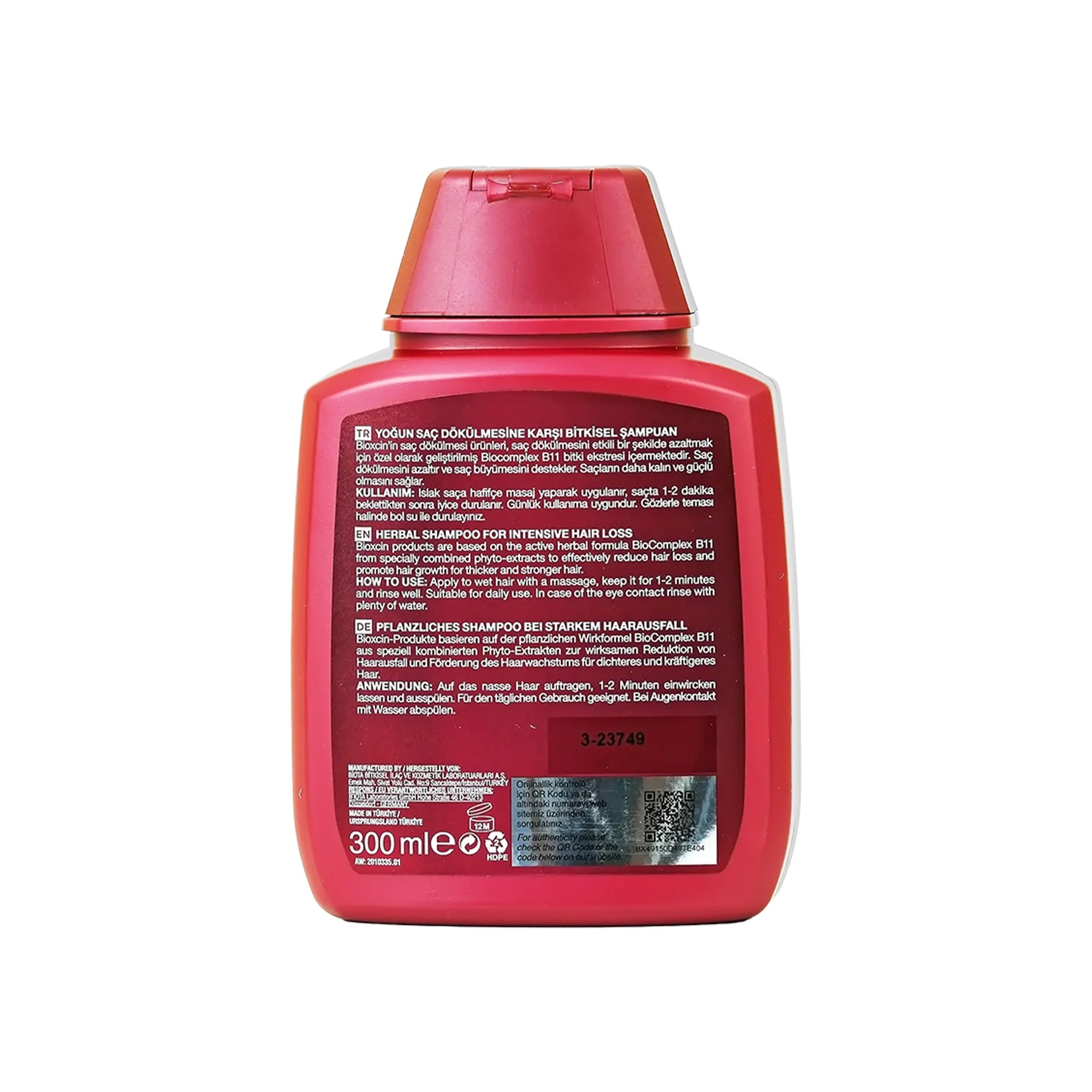 Bioxcin Forte Shampoo Against Hair Loss 300 ml