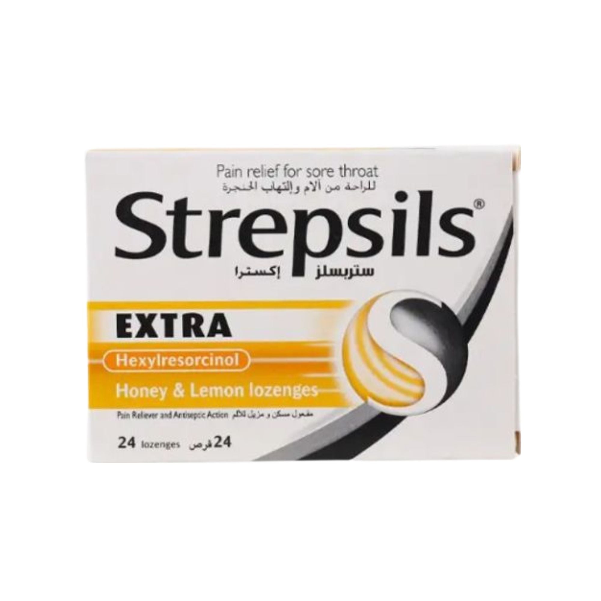 Strepsils Extra Honey & Lemon Lozenges 24'S