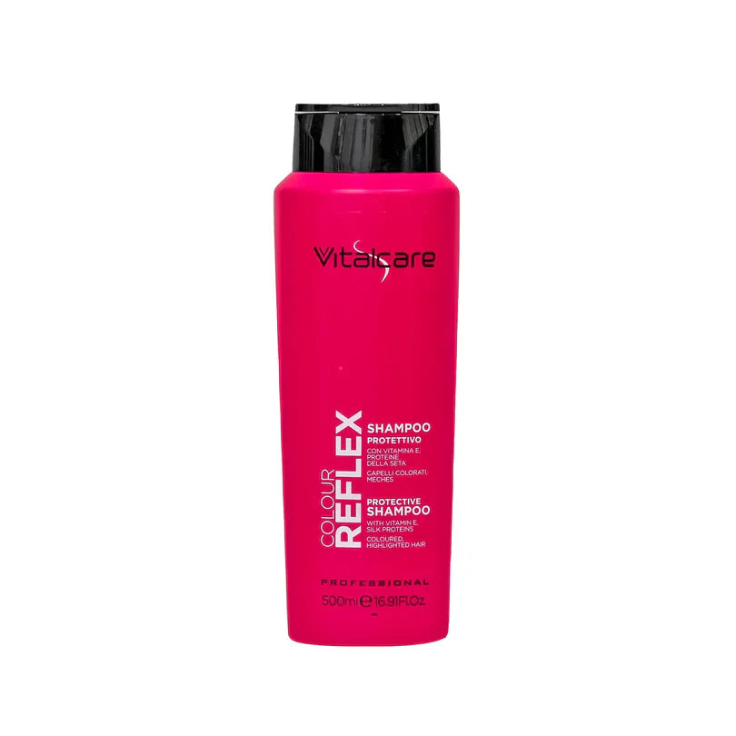 Vitalcare Colour Reflex Protective Shampoo With Vitamin E, Silk Proteins For Coloured, Highlighted Hair 500ml