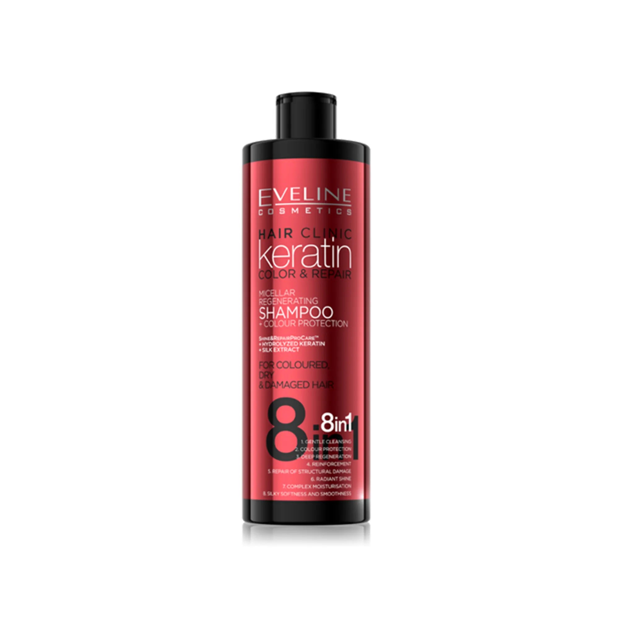 Eveline Hair Clinic Keratin Colour & Repair Shampoo 400 ml