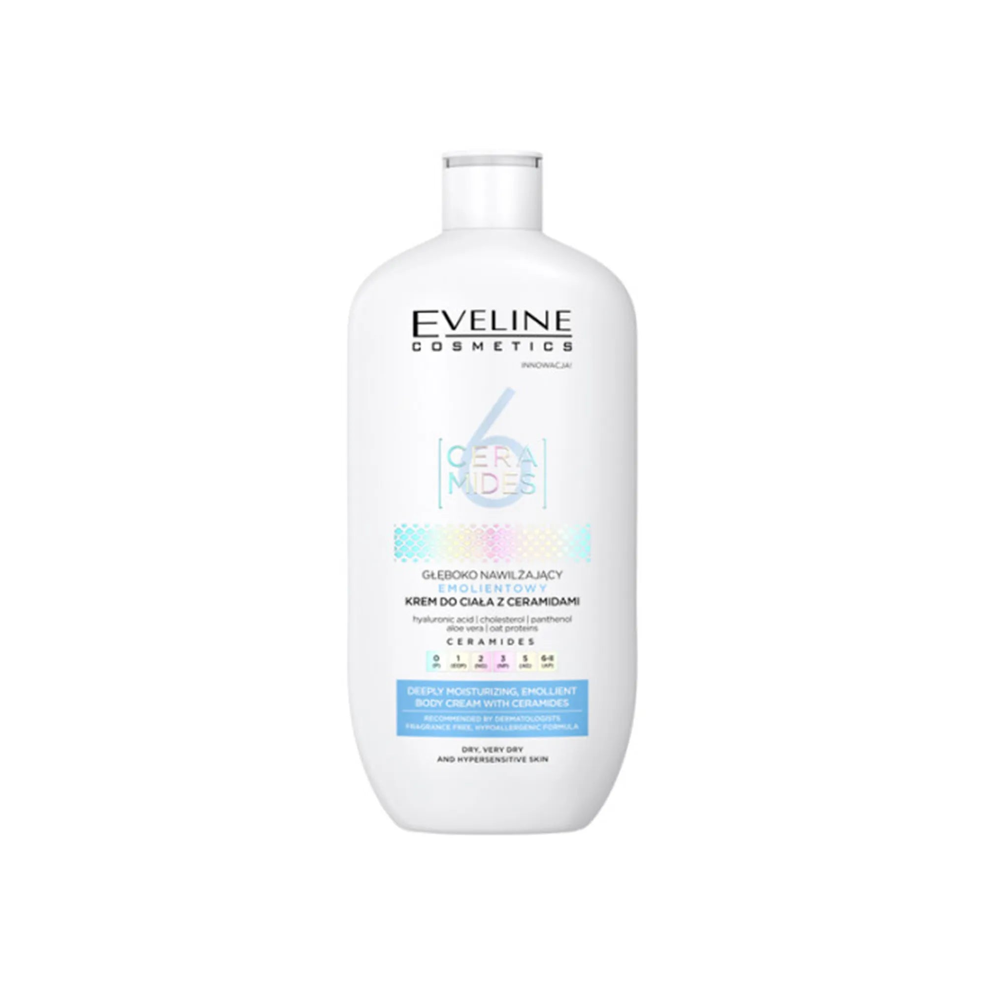 Eveline 6 Ceramides Deeply Moisturizing And Emollient Body Cream 350ml