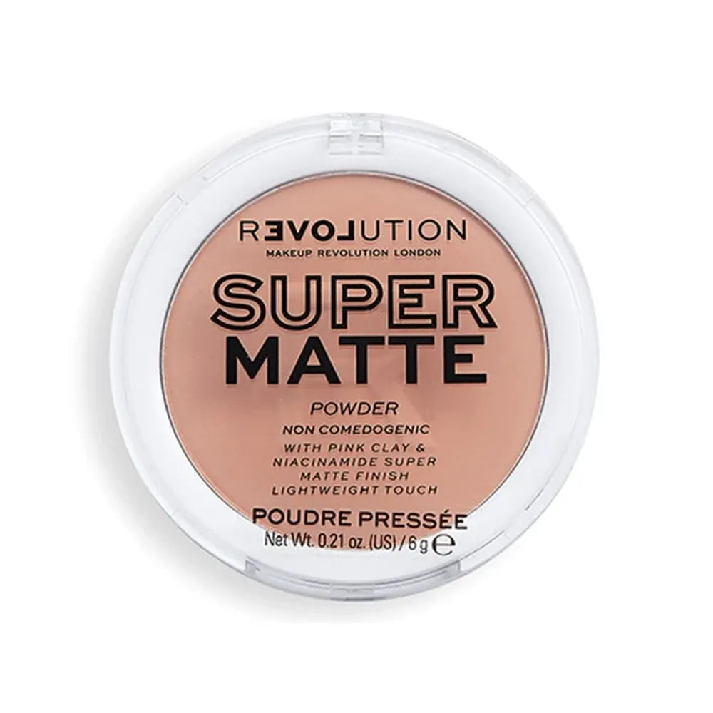 Revolution Super Matte Pressed Powder Medium Tan [100519]