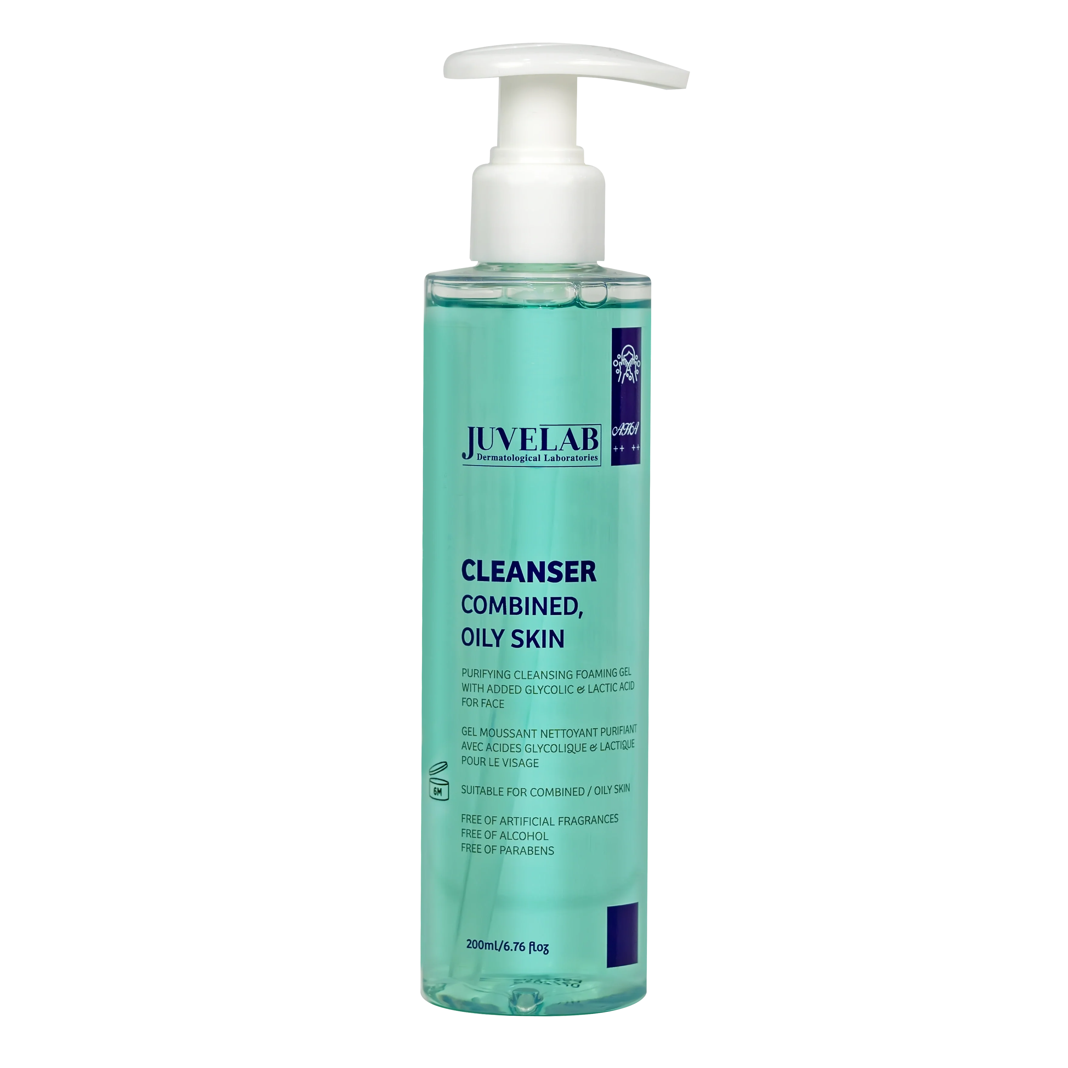 Juvelab Gel Cleanser For Combined To Oily Skin 200Ml
