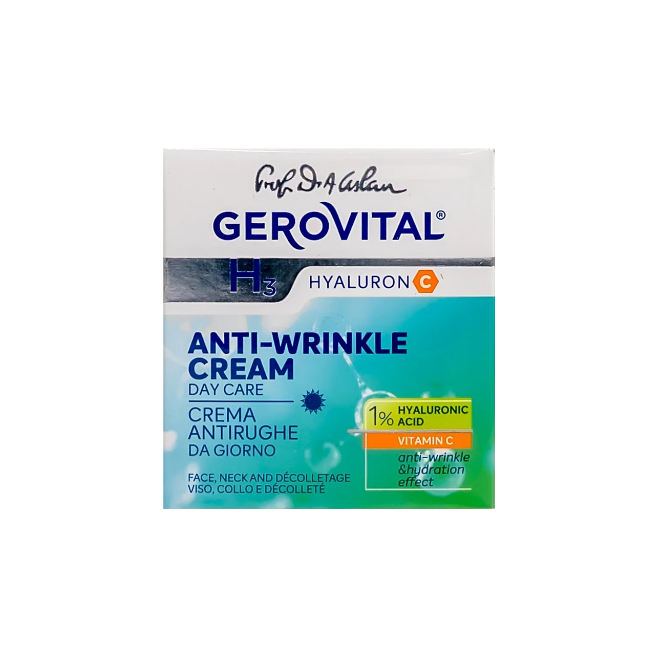 Gerovital Anti Wrinkle Hyaluronic Acid Day Cream 50Ml