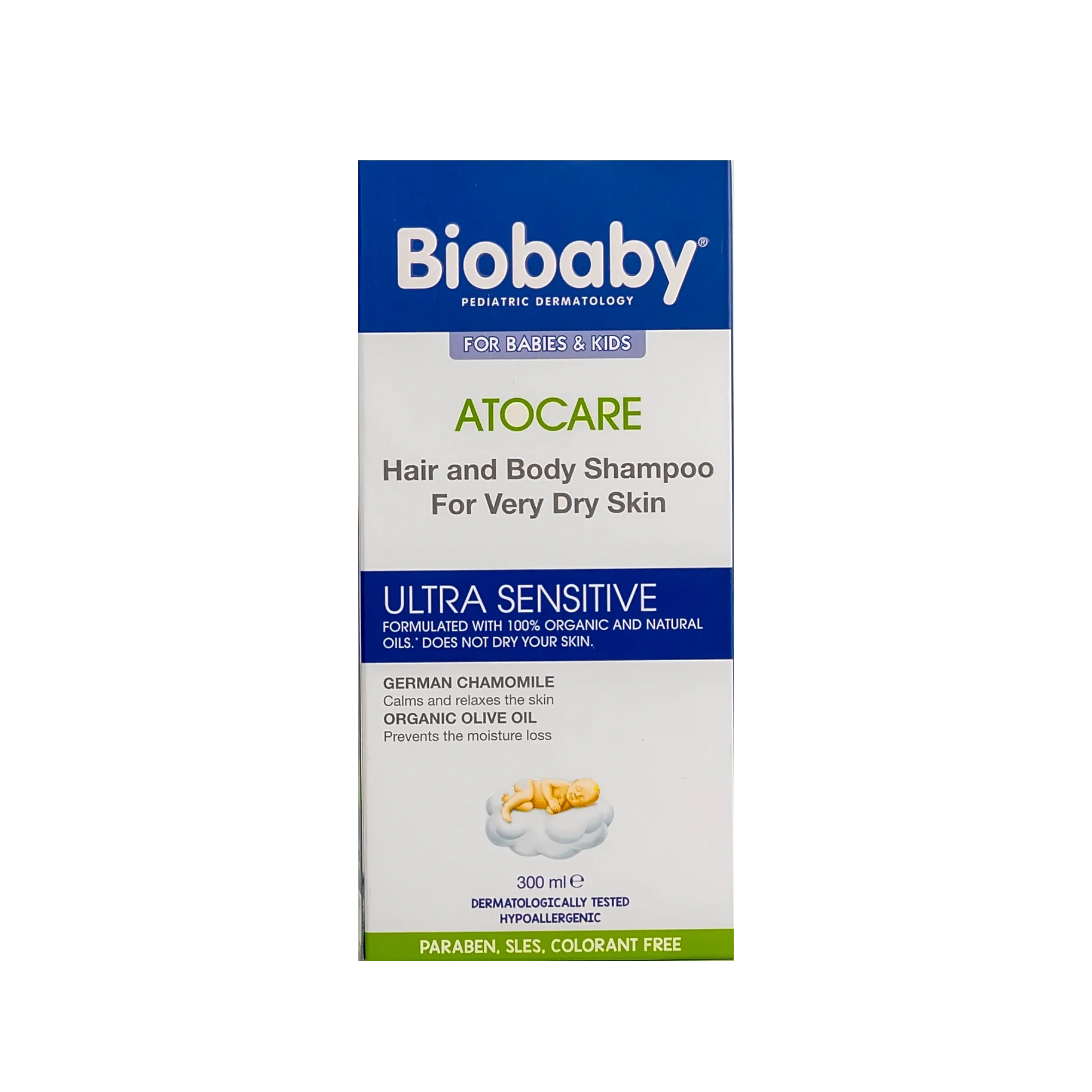 Biobaby Atocare Hair & Body Shampoo For Very Dry Skin 300Ml