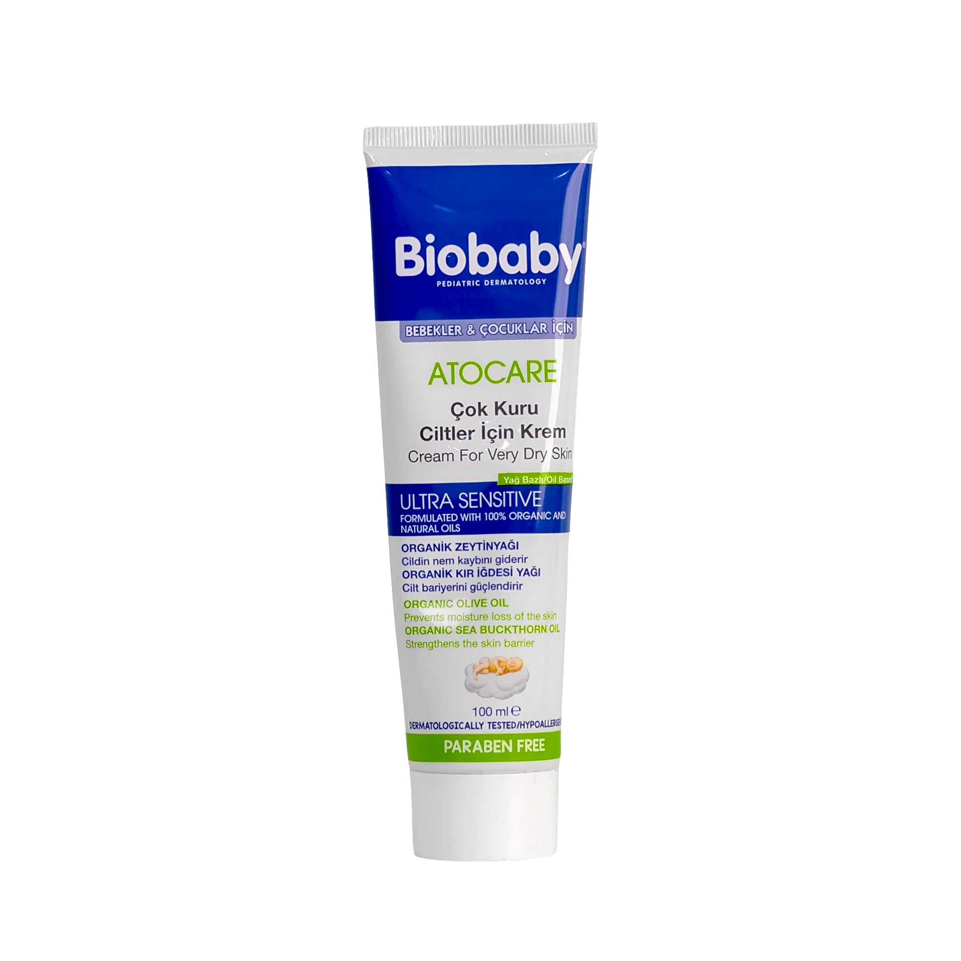 Biobaby Atocare Cream For Very Dry Skin Ultra-Sensitive 100Ml