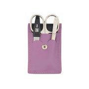 Erbe Solingen-Manicure Case3Pc Lavender Leather # 99263