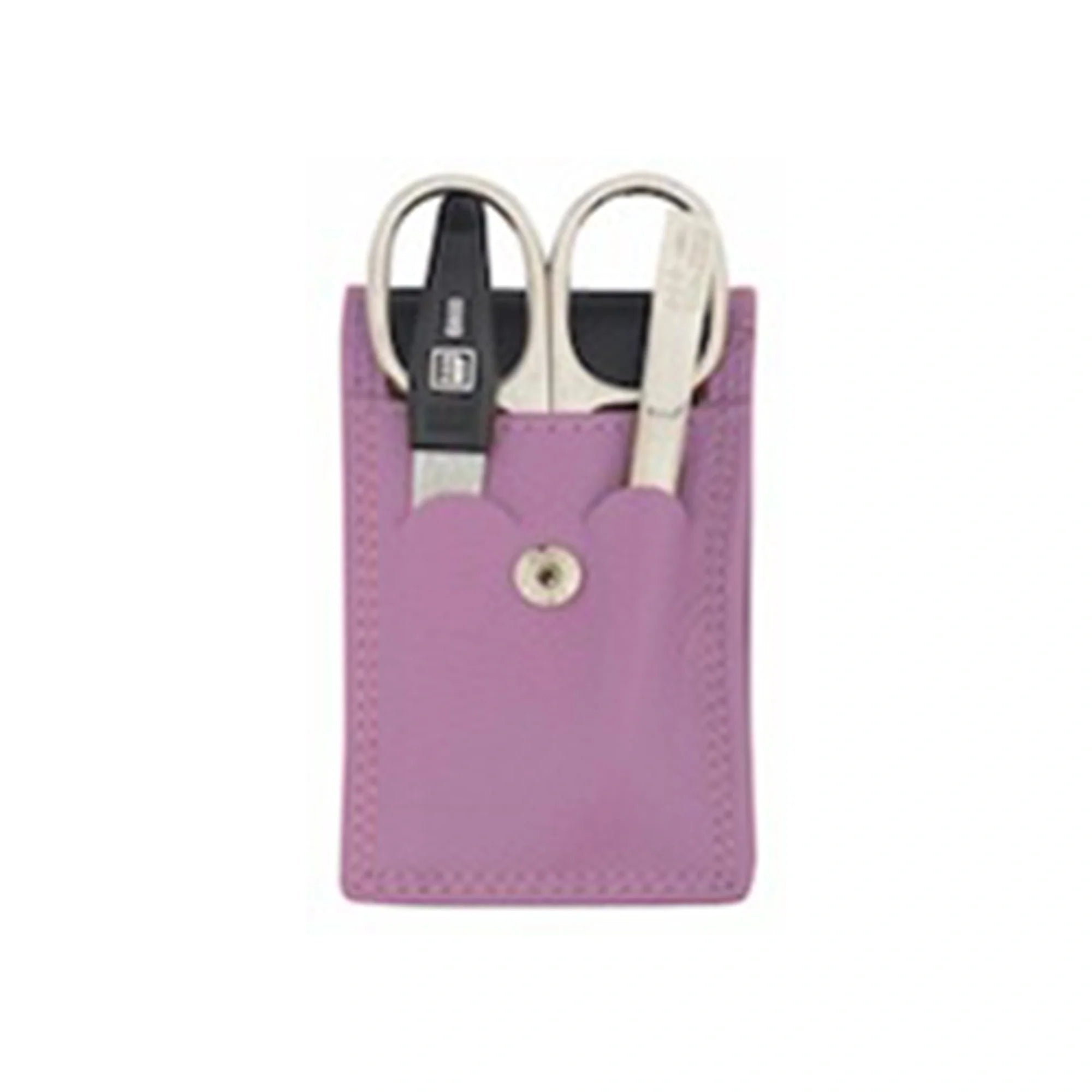 Erbe Solingen-Manicure Case3Pc Lavender Leather # 99263
