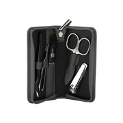 Erbe Solingen-Manicure Case5Pc Blue Leather # 99264