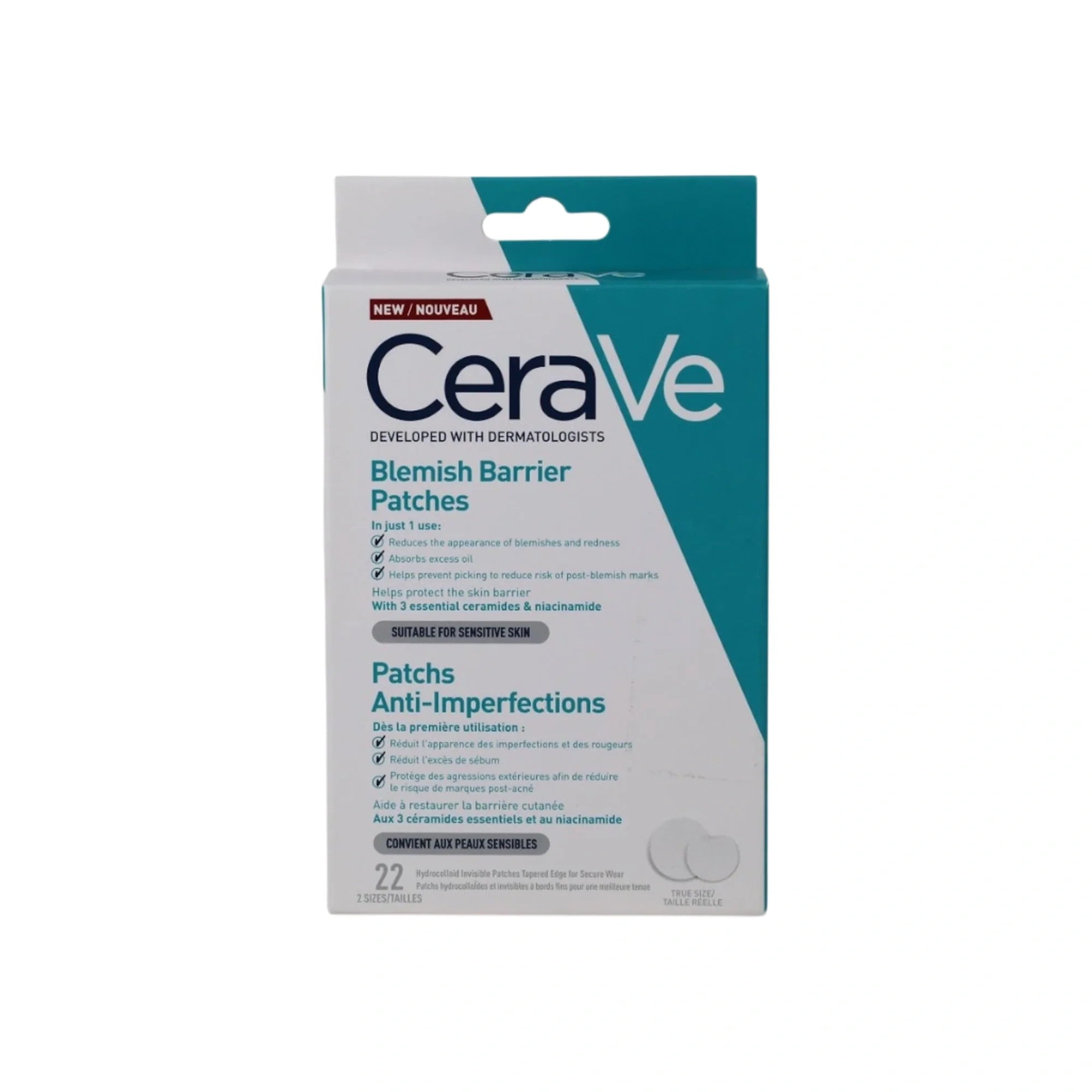 Cerave Blemish Barrier Patches 22 Patch