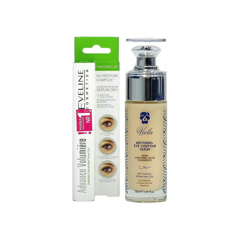 Offer Package Eveline Eyelashes Serum + Viola Eye Serum