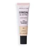 Revolution Conceal & Define Full Cover Tube Foundation F7Nc