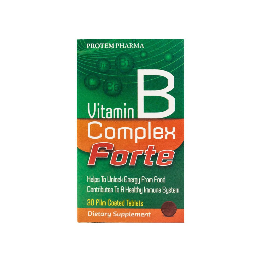 Protem Pharma Vitamin B Complex Forte 30 Tablets
