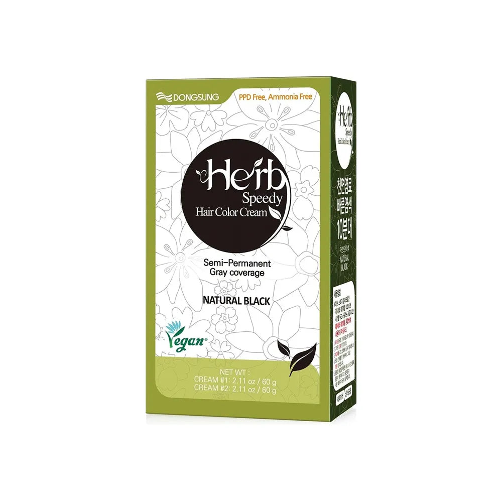 هيرب سبيدي كريم صبغة الشعر- أسود طبيعي