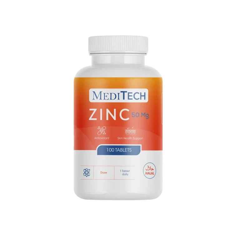 Meditech Zinc 50Mg 100 Tablets