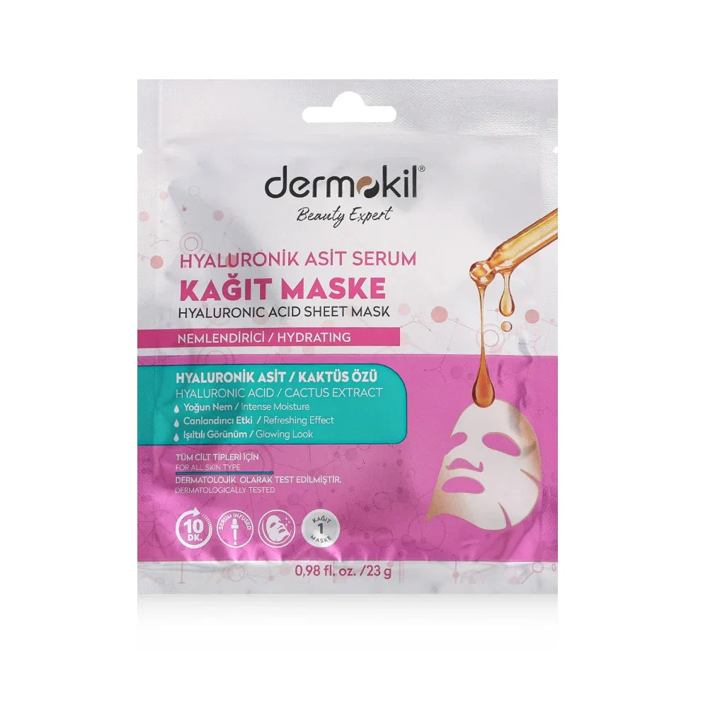 Dermokil Hydrating Hyaluronic Acid Sheet Mask 23G