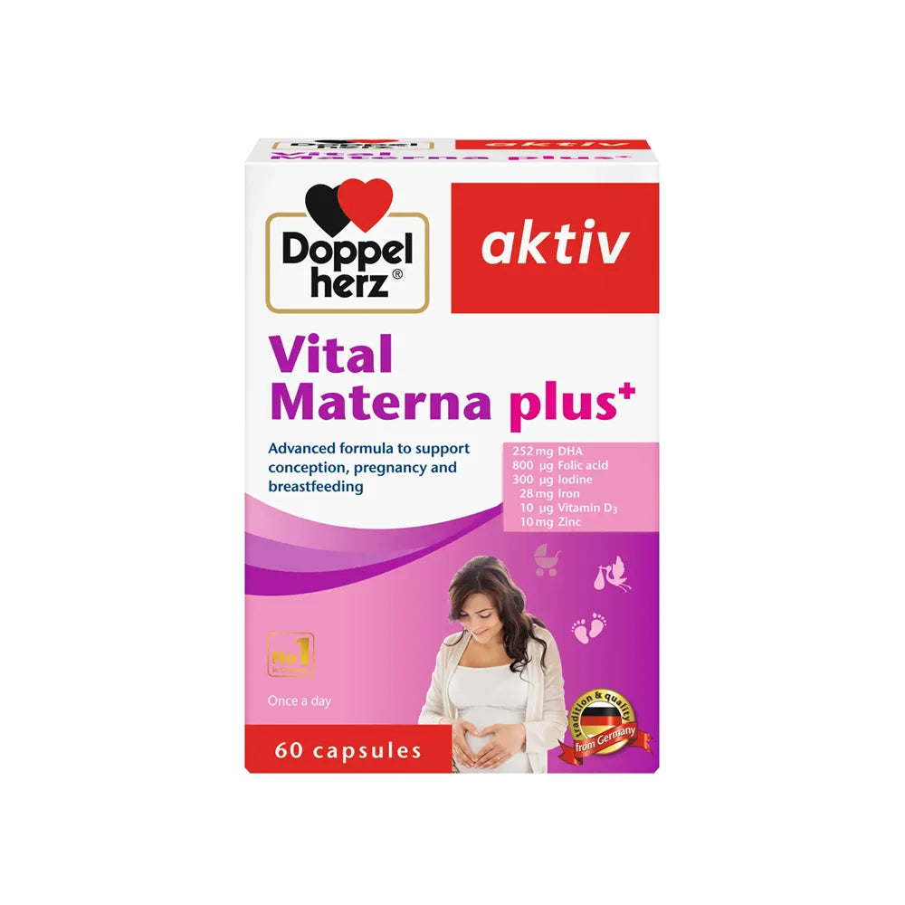 DOPPELHERZ VITAL MATERNA PLUS 60 CAPS