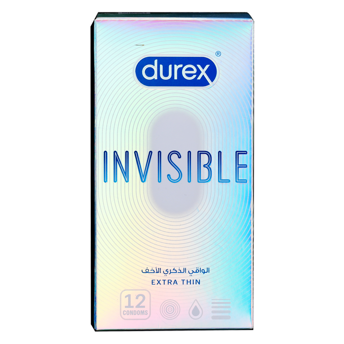 Durex Invisible Condoms 12'S – Cosmolife