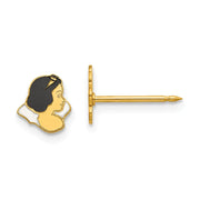 انفرنس 832E حلق طبي ديزني سنو وايت مطلي بالذهب 14 قيراط