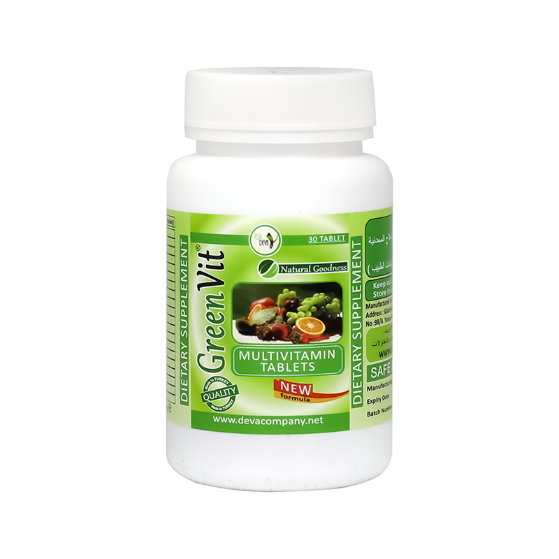 Greenvit Multivitamin Tabs 30'S – Cosmolife