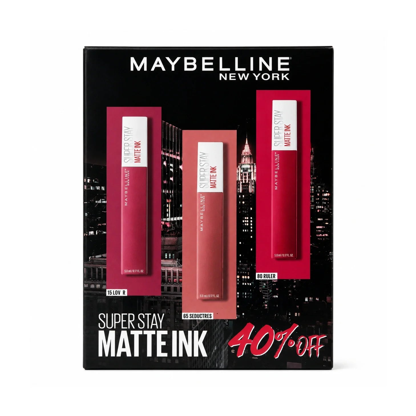 Super Stay Matte Ink Liquid Lipstick Set - 3 pcs