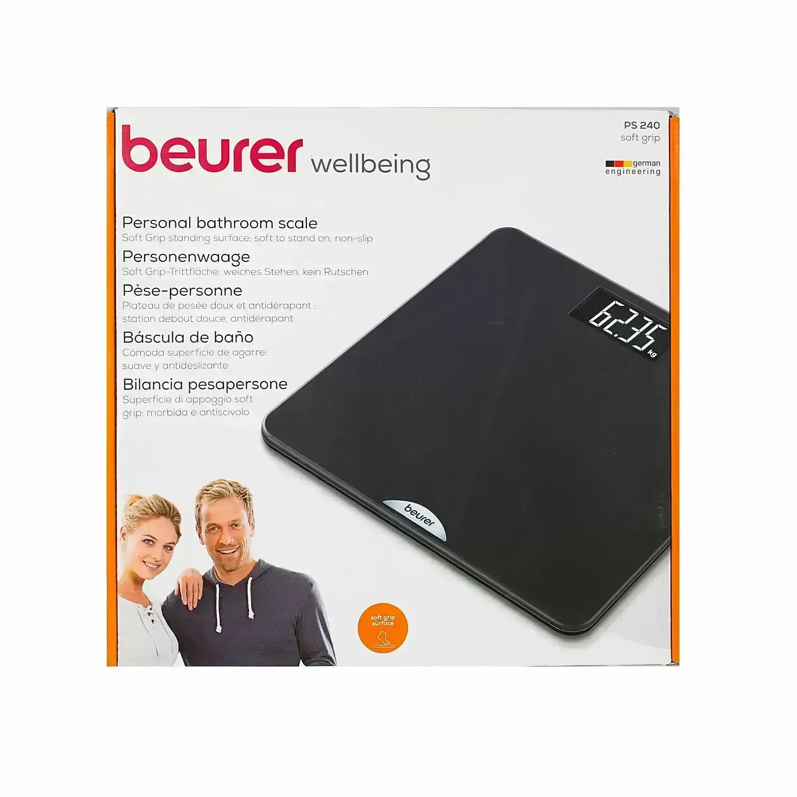 Beurer Wellbeing Personal Scale PS240 Soft Grip Surface – Cosmolife