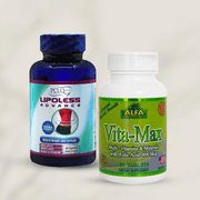 مجموعة عرض كبسولات ليبوليس + حبوب الفا فيتا ماكس