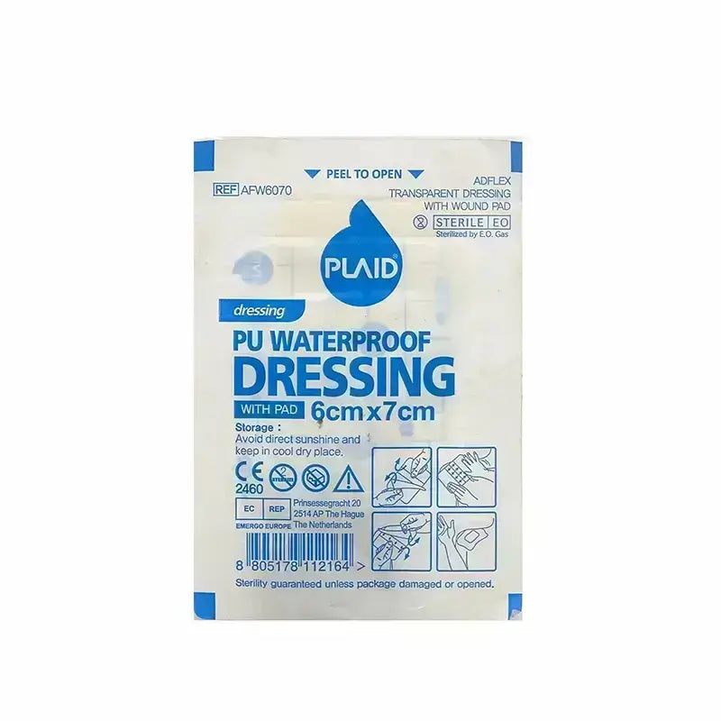 Plaid Waterproof Dressing 6x7 cm 1 Pc