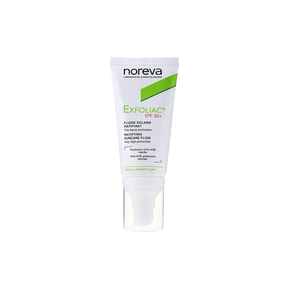 Noreva Exfoliac SPF 50+ Mattifying Suncare Fluid 40 ml P01087
