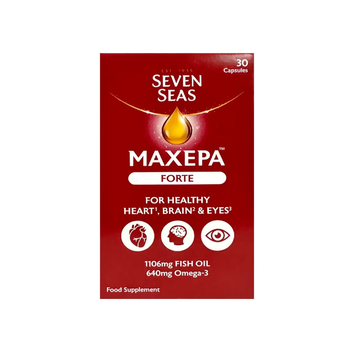 Maxepa Forte Seven Seas Maxepa Fort 30 Caps – Cosmolife