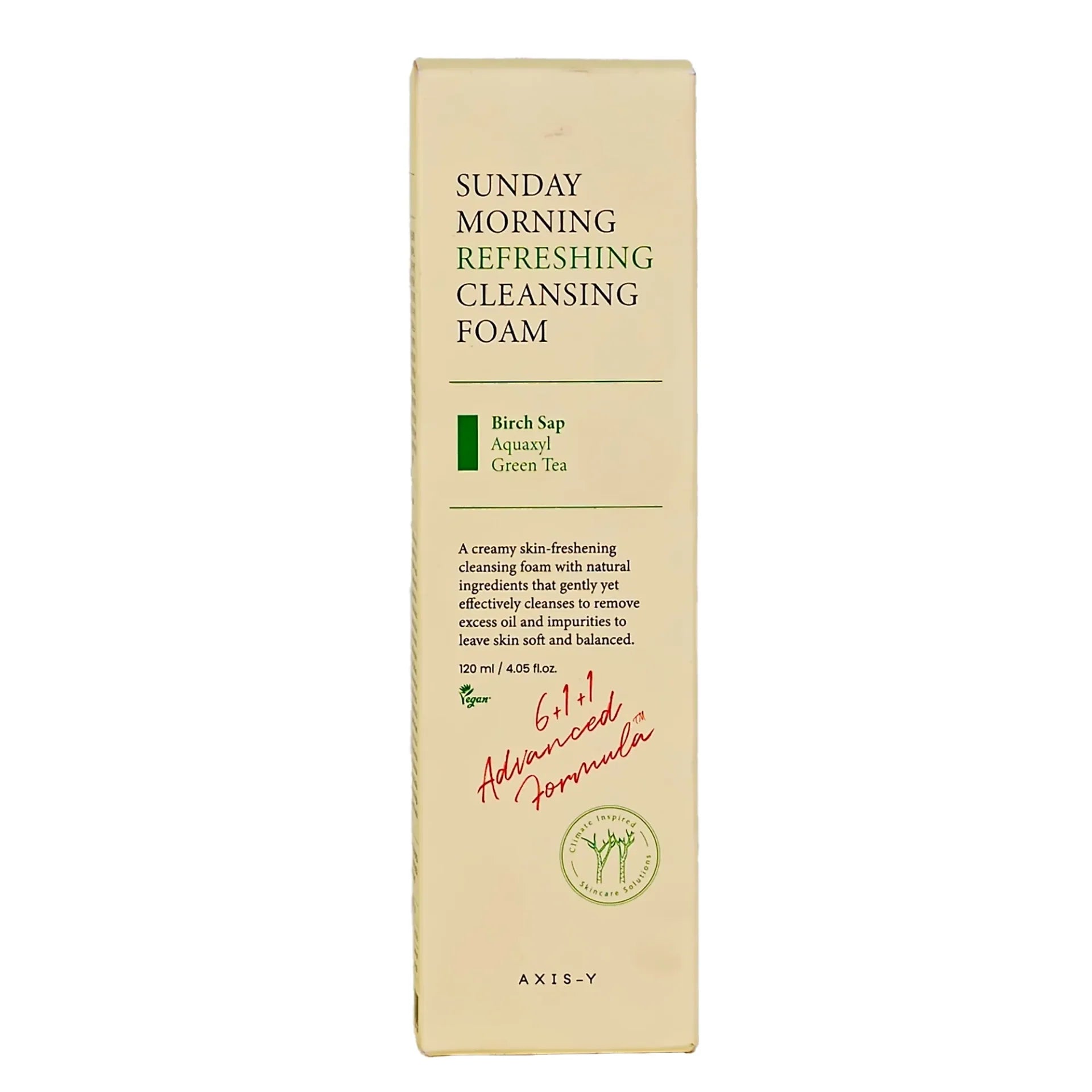 Axis-Y Sunday Morning Refreshing Cleansing Foam 120ml