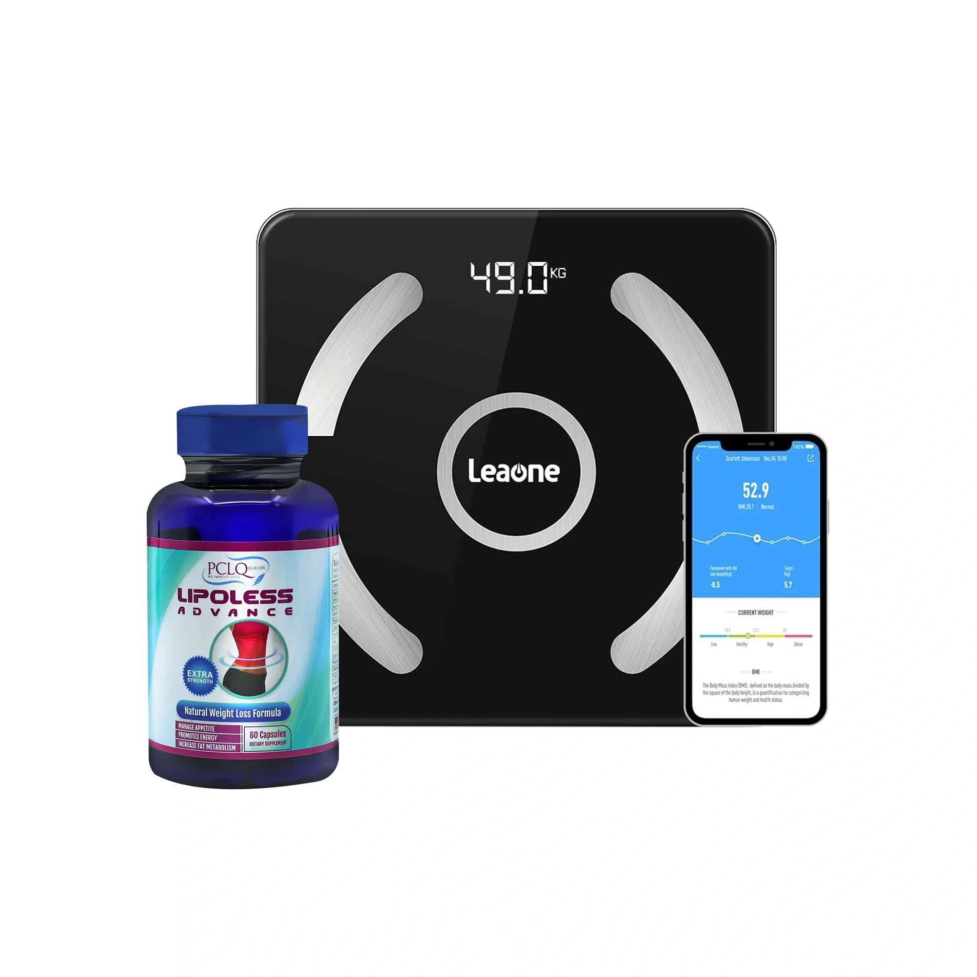 Lipoless Advance Capsules + Smart Body Scale