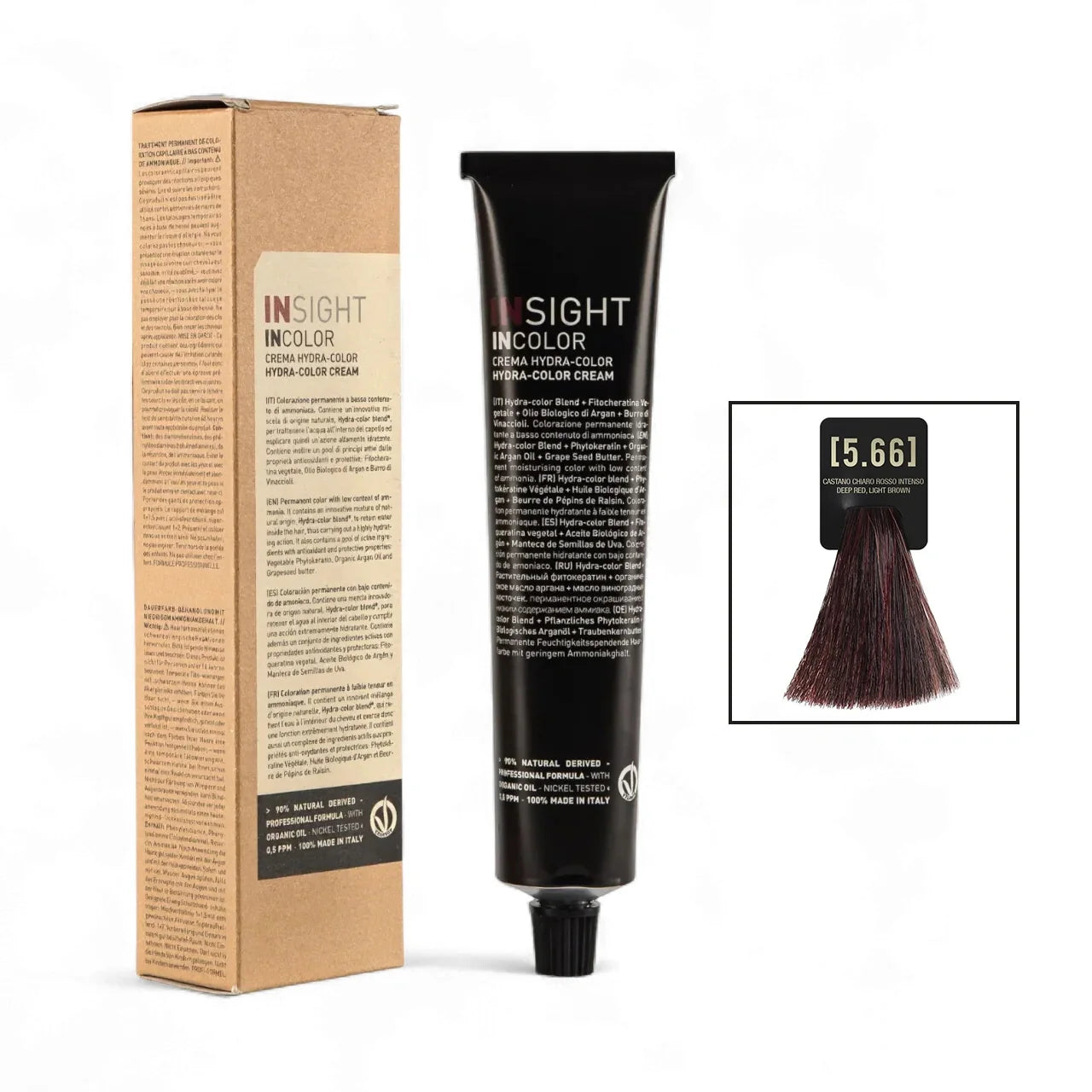 Incolor# 5.66 - Deep Red Light Brown - 100ml