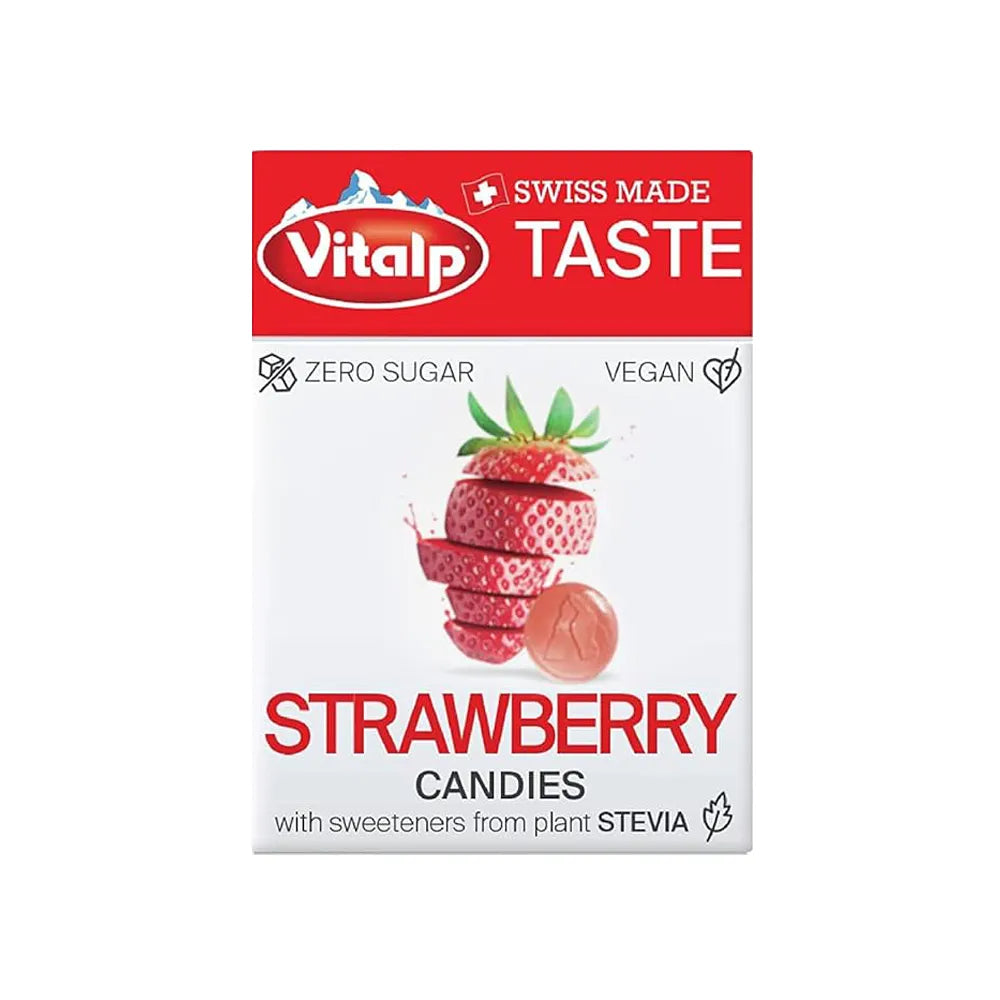 Vitalp Taste Sugar Free Candies Strawberry 25 g