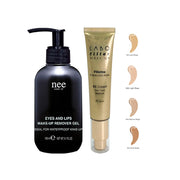Nee Eyes&Lip Make-Up Remover Gel & Fillerina BB Cream warm beige 4