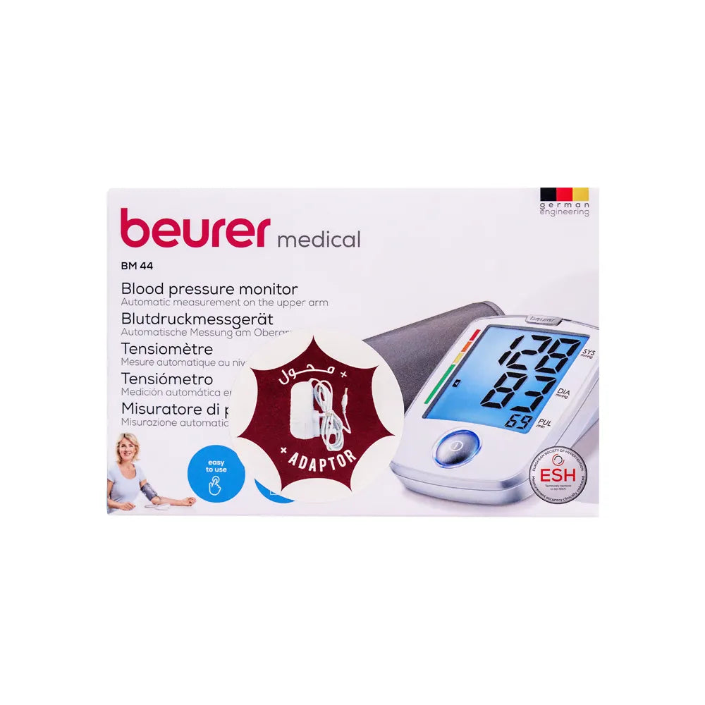 Beurer Medical Blood Pressure Monitor With Adaptor BM 44